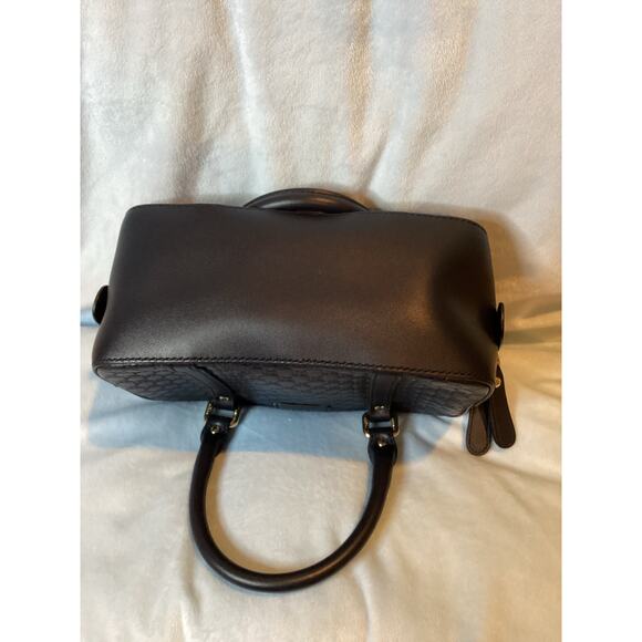 GUCCI Microguccissima Navy Calf Leather Margaux Boston - Picture 8 of 14